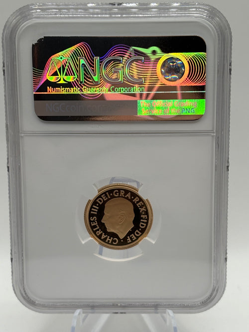 2022 Memorial Gold Proof Half Sovereign PF70 Ultra Cameo