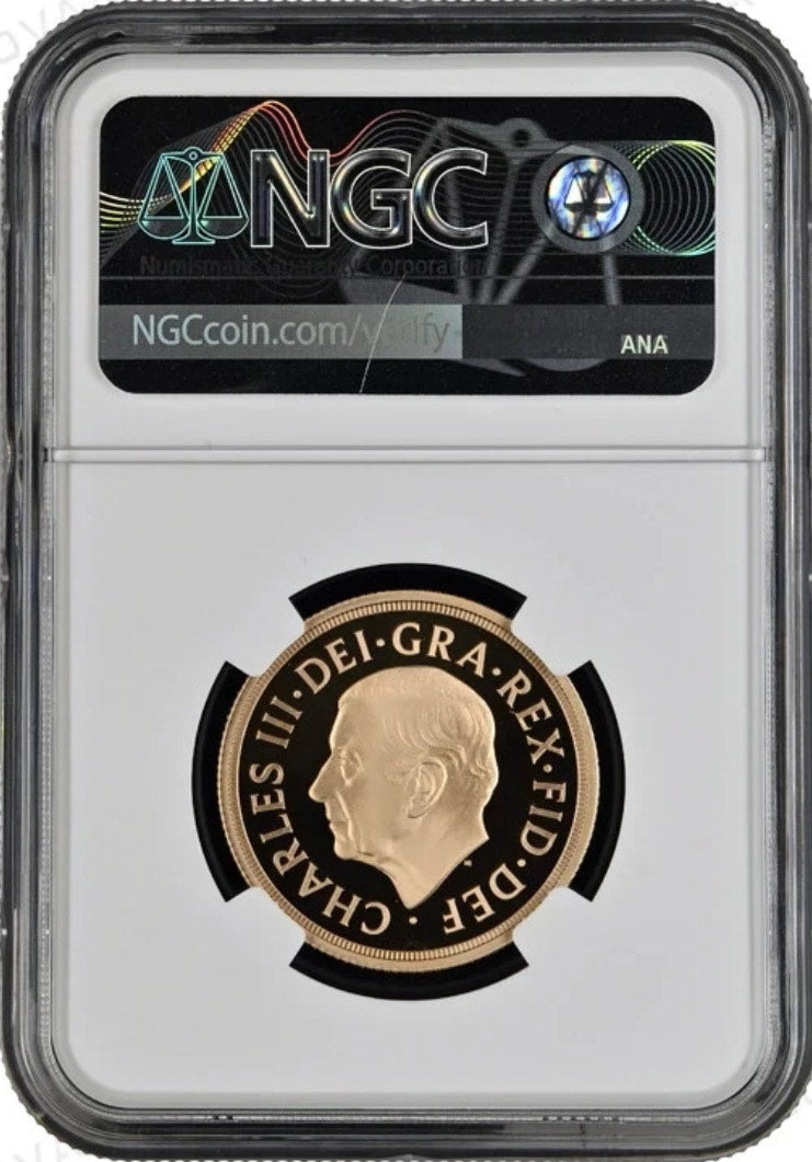 2022 Memorial Gold Proof Double Sovereign PF70 Ultra Cameo