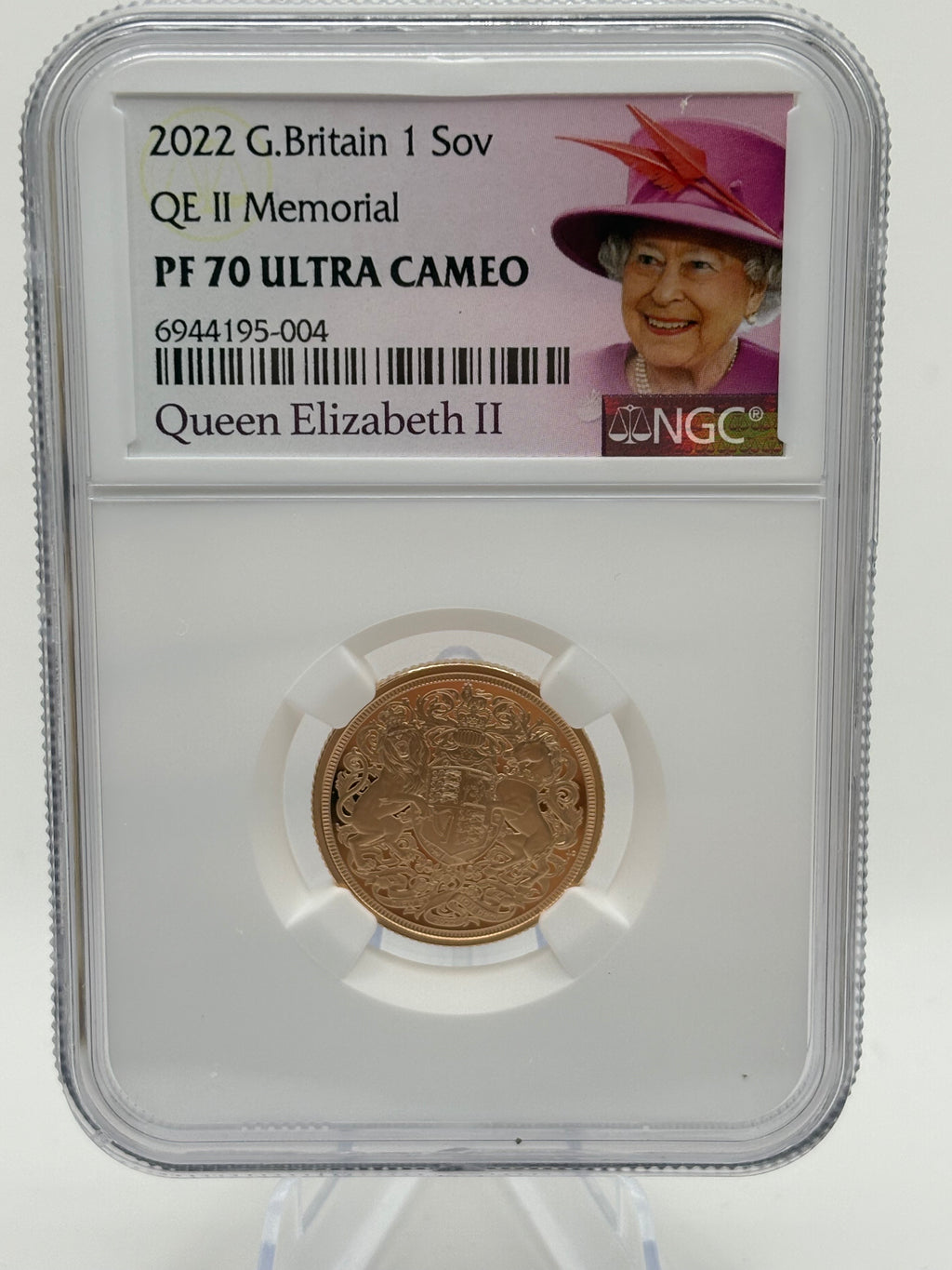 2022 Memorial Gold Proof Sovereign PF70 Ultra Cameo