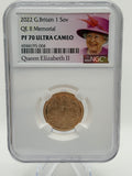 2022 Memorial Gold Proof Sovereign PF70 Ultra Cameo